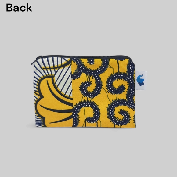 Beautiful African fabric Pouches Make up bag - Picture 3 of 4